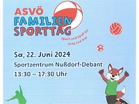 Sa, 22. Juni 2024 - Familiensporttag Nußdorf-Debant