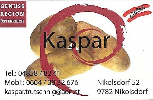 Winklerhof Nikolsdorf Kartoffel Kaspar