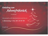 So, 14.12. - Adventfrühstück Bäuerinnen & Gemeinde