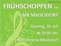 Frühschoppen der MK Nikolsdorf am 30.07.2023 - Kulturarena