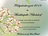 Frühjahrskonzert der MK Nikolsdorf