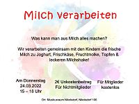 Milch verarbeiten 24.03.2022