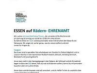 Essen auf Rädern - Ehrenamtliche FahrerInnen gesucht