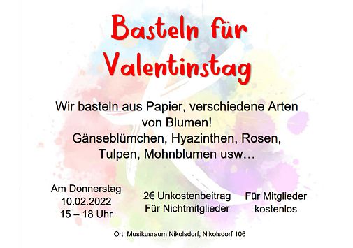 Basteln für Valentinstag