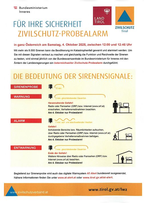 Bild _ Zivilschutzprobealarm
