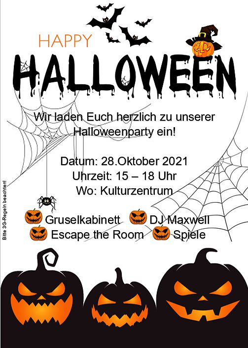 Einladung Halloweenparty