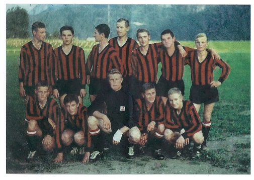 Erste Fußballmannschaft von Nikolsdorf 1964