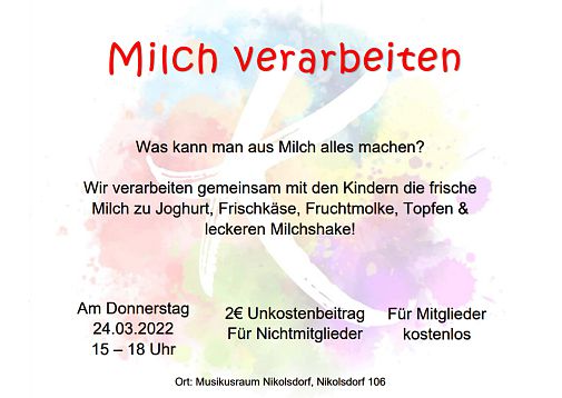 Milch verarbeiten