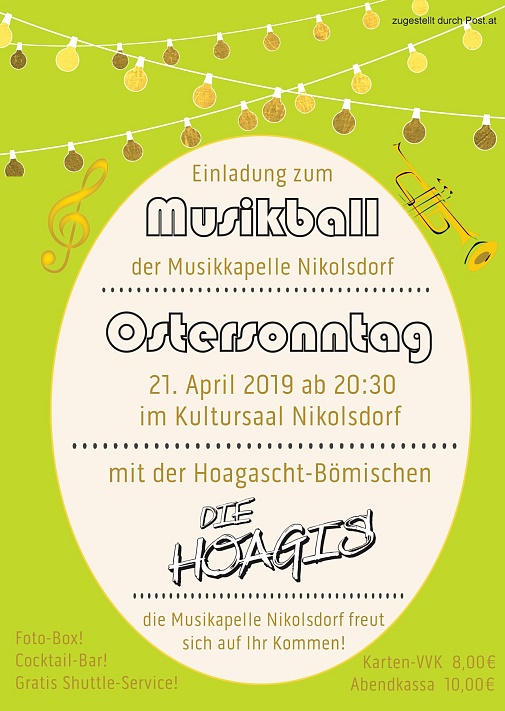 Musikball-Flyer