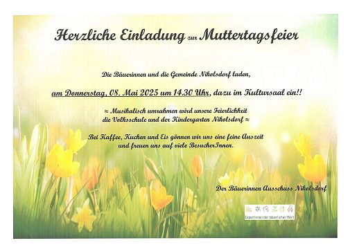 Muttertagsfeier 2025