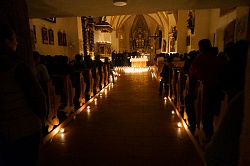 Stimmung in der Wallfahrtskirche
