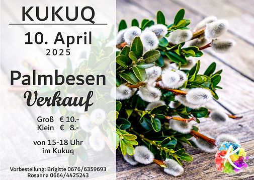 Palmbesenverkauf