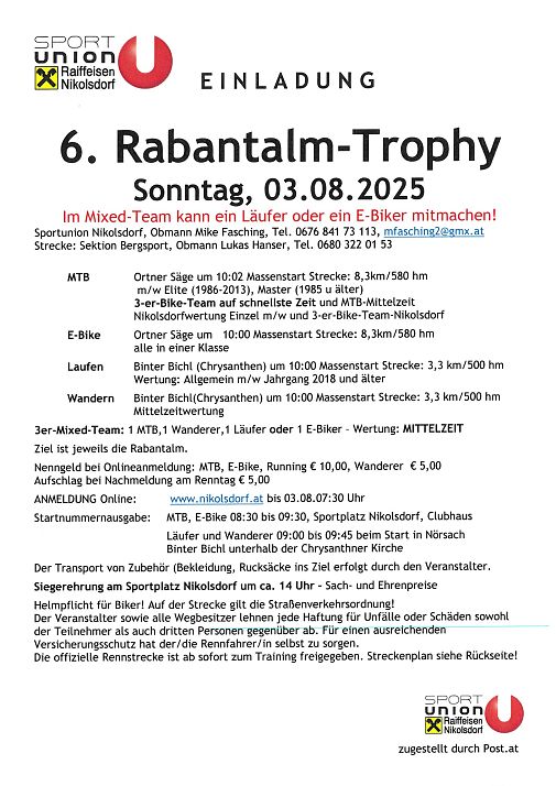 Rabantalmtrophy 2025