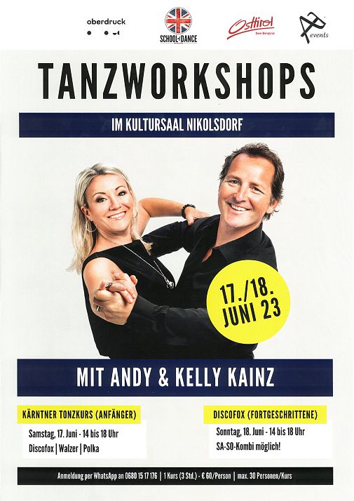 Tanzworkshops Kultursaal