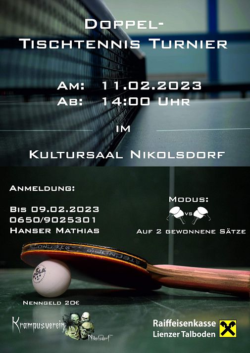 Tischtennisturnier2023