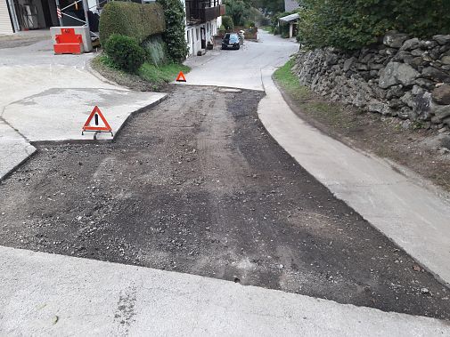 Vorberitet zum Asphaltieren