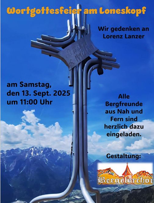 Wortgottesfeier am Loneskopf