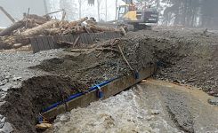 Zappernitzbachaustritt bei Brücke L27 Lengberg