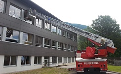Räumungsübung Volksschule Nikolsdorf Juni 14