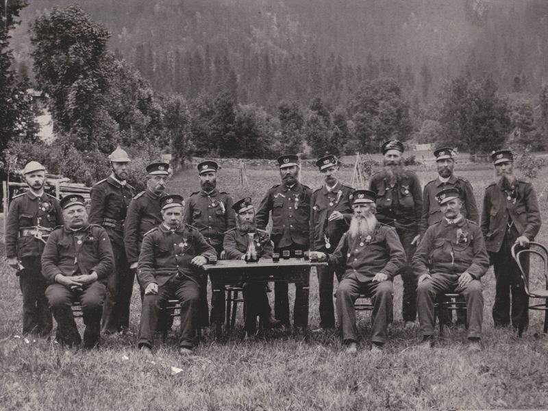 Gründungsmitglieder der FF Nikolsdorf